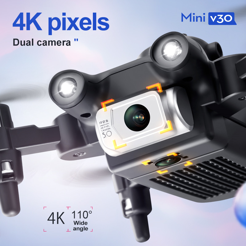 Mini V30 WiFi FPV Drone z podw – Drone Video Production recenzja i cena