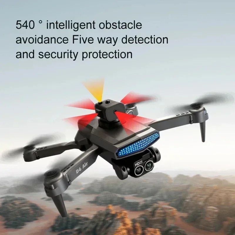 Mini Dron D6 8K Profesjonalna  – Drone Video Production recenzja i cena
