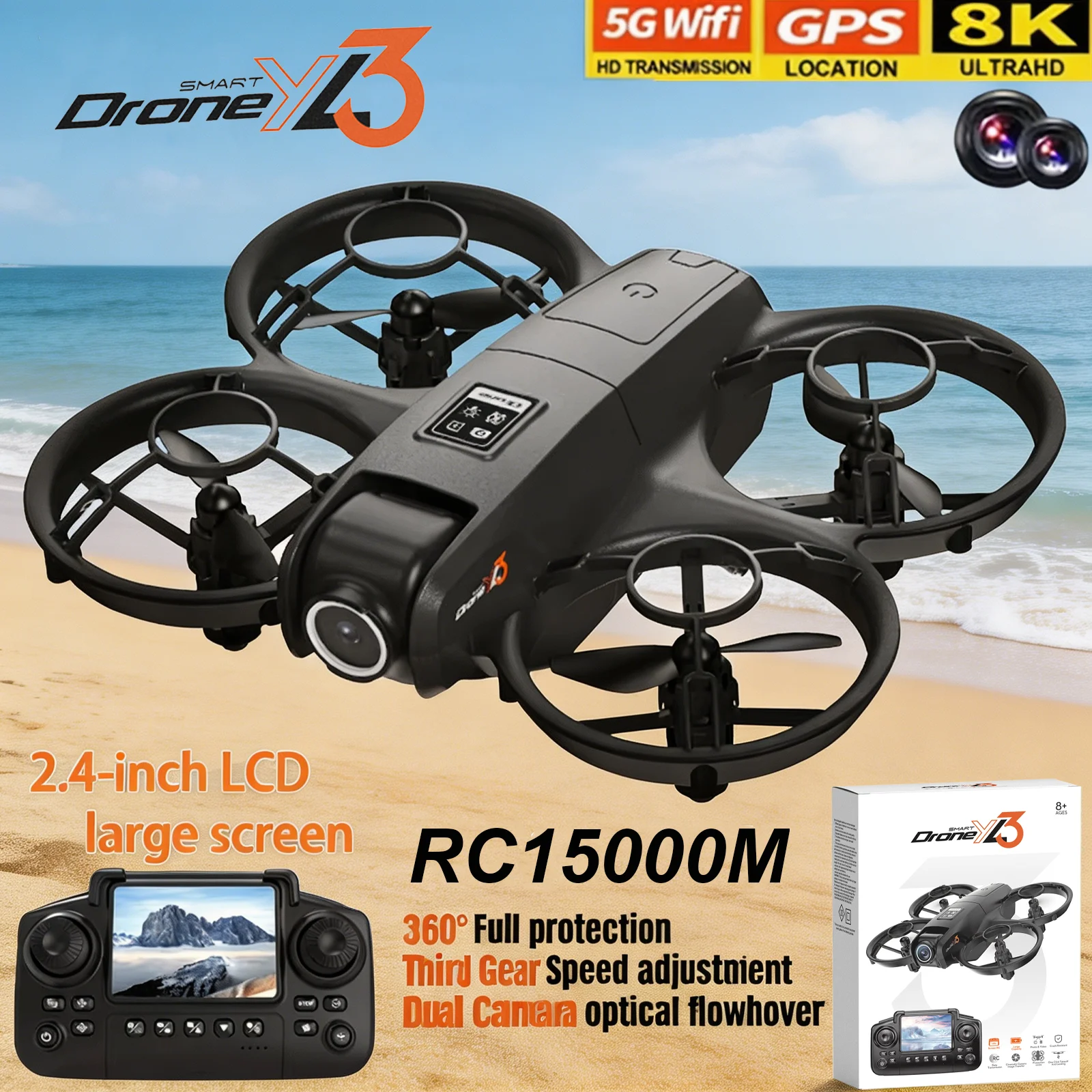 Nowy dron RC YL3 8K 1080P z sz – Drone Photogrammetry recenzja i cena