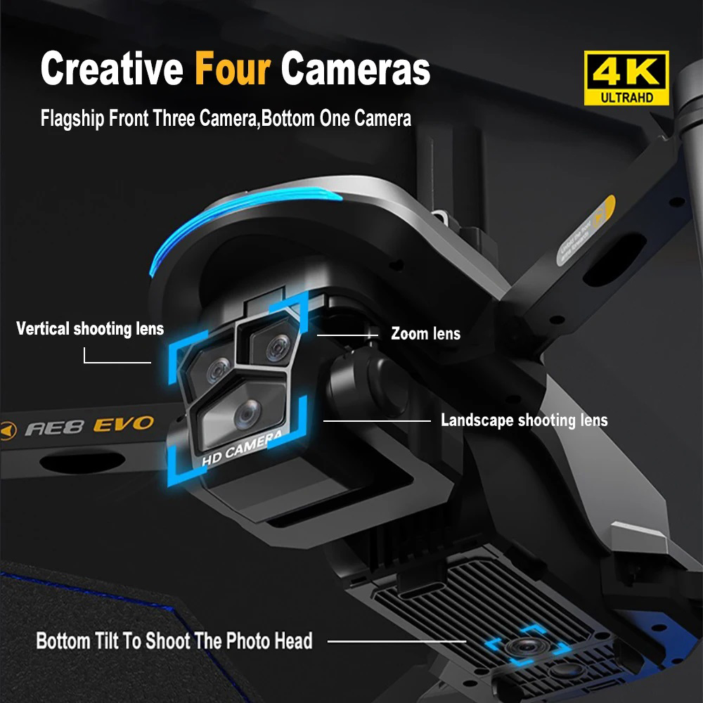 Dron AE8 EVO GPS 8K Profesjona – Drone Photogrammetry recenzja i cena